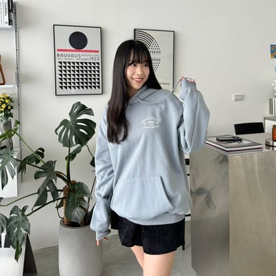 【現貨】復古遊戲搖桿印花刷毛帽T8