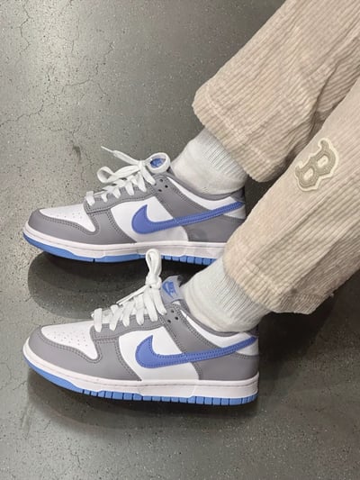 【海外限定 ! 預購】Nike Dunk Low 奶霜灰藍 女段 ｜FB9109-1211