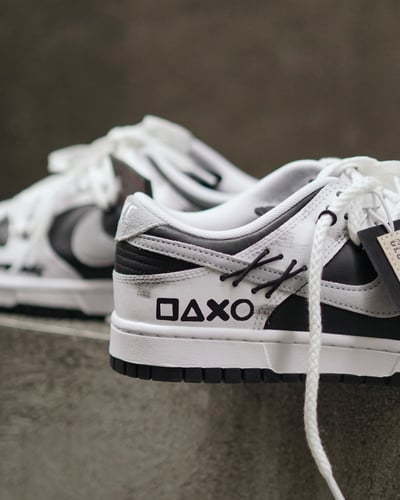 【訂製款】Nike Dunk Low 黑白解構玩家9