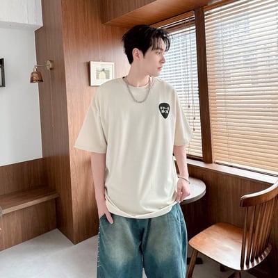 【現貨】像素吉他貓印花短T11