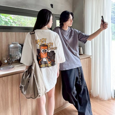 【現貨】TUNG TUNG TUNG SAHUR木頭人印花短T2