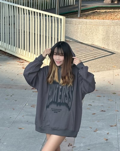 【現貨】幻影字母牛奶絨帽T3