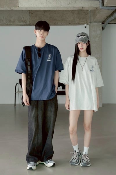 【SORONA® 涼感現貨】CEPT愛心BUNNY兔印花短T3