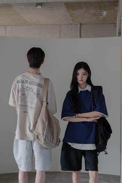 【現貨】陽光海岸雪糕甜筒印花短T2