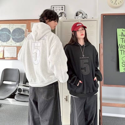 【爆款來襲!!!】AUROCEAN 5 領扣帽T7