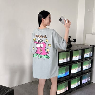 【現貨】鱷魚先生塗鴉感短T9