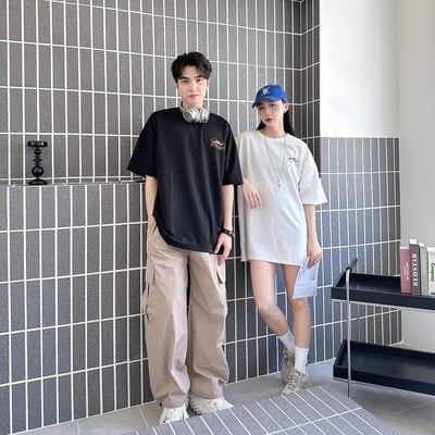 【現貨】BEAR VACATION鏤空字體小熊短T9