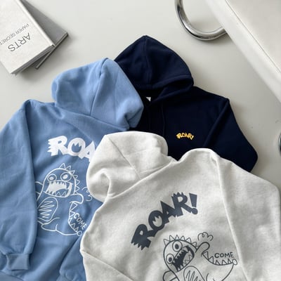 【現貨】ROAR！恐龍塗鴉印花帽T1