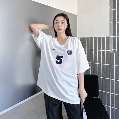 【現貨】Aurocean刺繡數字短T9