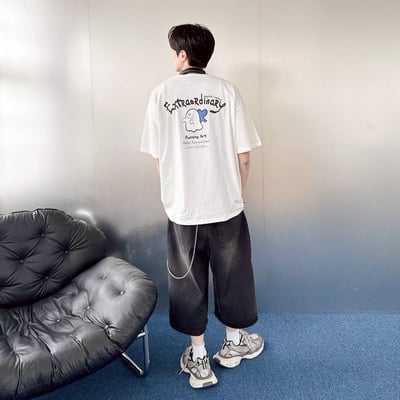 【現貨】Extraordinary幽靈愛心印花短T7