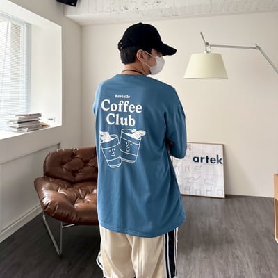 【現貨】咖啡俱樂部印花短T3