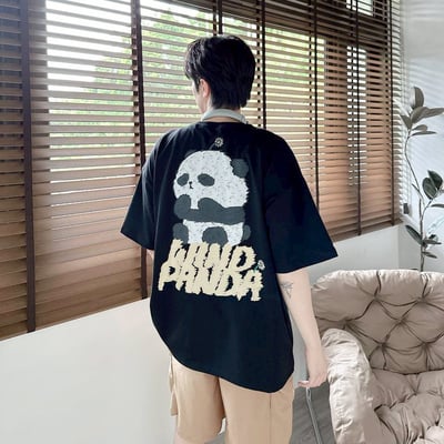 【現貨】WIND PANDA小花熊貓印花短T6
