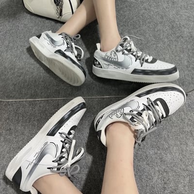 【訂製款】 Court Vision 1 塗鴉叛逆笑臉5