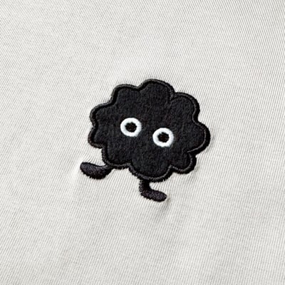 【SORONA® 涼感現貨】煤炭球刺繡短T9