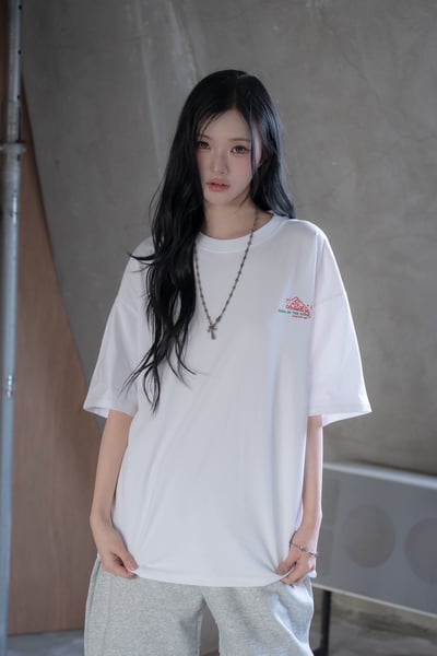 【SORONA® 涼感現貨】PIZZA PARTY 披薩塗鴉印花短T7