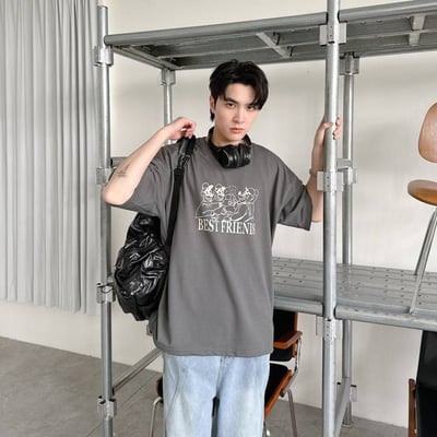 【現貨】BEST FRIENDS眼罩小偷乾杯短T3