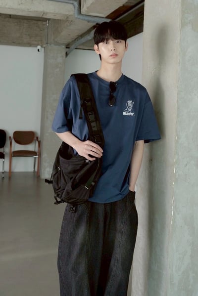 【SORONA® 涼感現貨】CEPT愛心BUNNY兔印花短T9