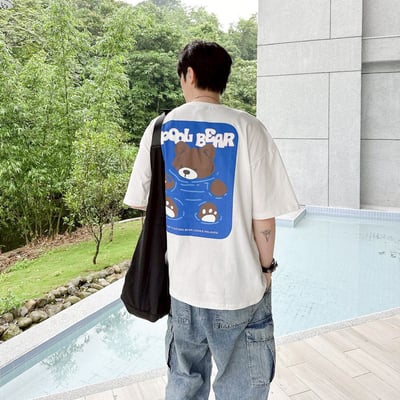 【現貨】POOL BEAR小熊印花短T10