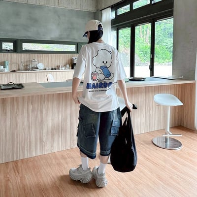 【現貨】HAIRDRY吹風機狗狗插畫印花短T7