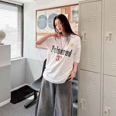 【現貨】Poisoned 37剝落感印花短T7