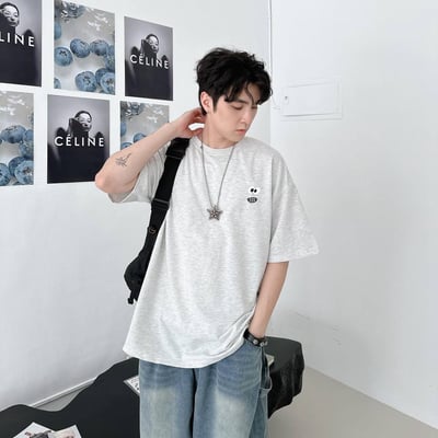 【四色同步隊服首選】手繪塗鴉印花短T4