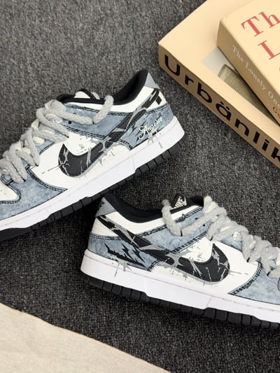 【訂製款】Nike Dunk Low 裂影灰燼7