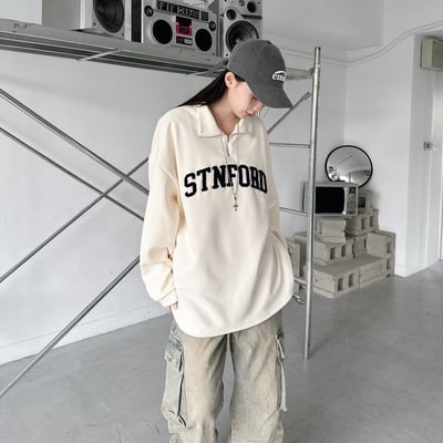 【現貨】STNFORD 毛巾繡小高領衛衣8