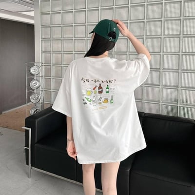 【現貨】韓國酒印花短T4