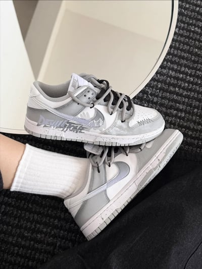 【訂製款】Nike Dunk Low 灰白冰山3