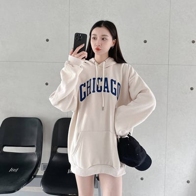 【現貨】電繡CHICAGO帽T2