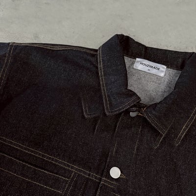 【現貨】雅痞單寧短窄牛仔外套5