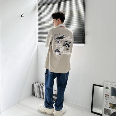 【現貨】發泡幽靈短T5