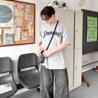 【現貨】descendants貼布繡短T4