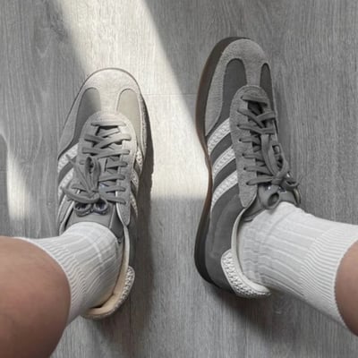 【質感上腳現貨】Adidas Originals Gazelle 水泥灰 煙灰 灰白麂皮 復古德訓鞋 焦糖底｜IF18072