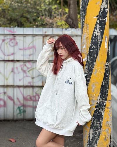 【現貨速發】小幽靈騎士牛奶絨帽T6