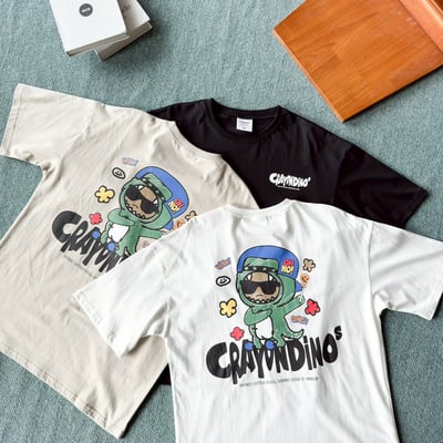 【現貨】CRAYONDiNOS 墨鏡恐龍短T9