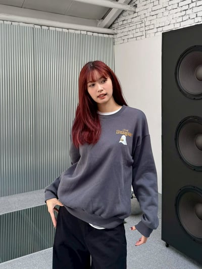 【現貨】幽靈漢堡印花大學T4