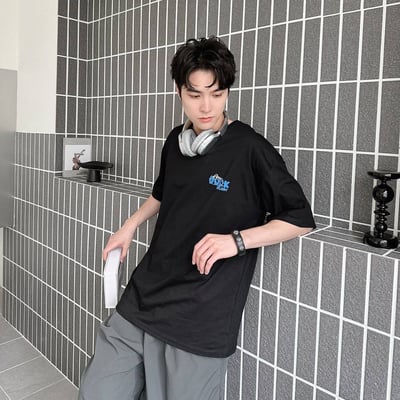 【現貨】懶散鴨手繪感短T8