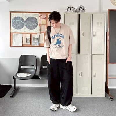 【現貨】BOGUS恐龍印花短T8