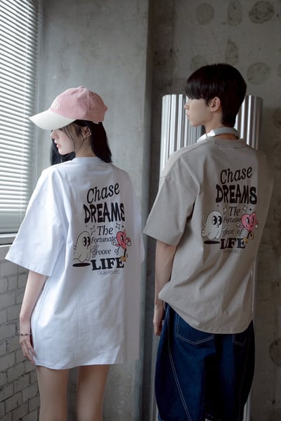 【現貨】Chase幽靈愛心印花短T1