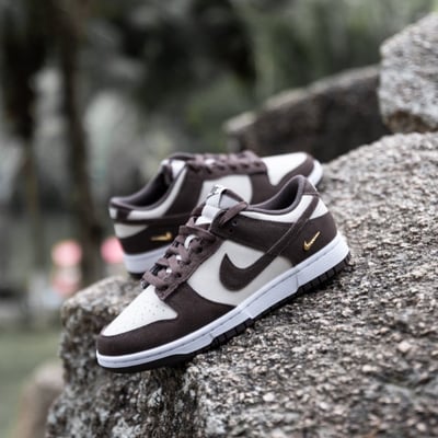 【爆款預購】NIKE W DUNK LOW 巴洛克棕 咖啡 小金勾 女鞋｜IO4244-1022