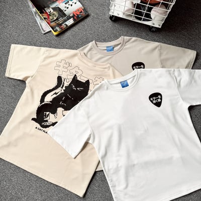 【現貨】像素吉他貓印花短T12