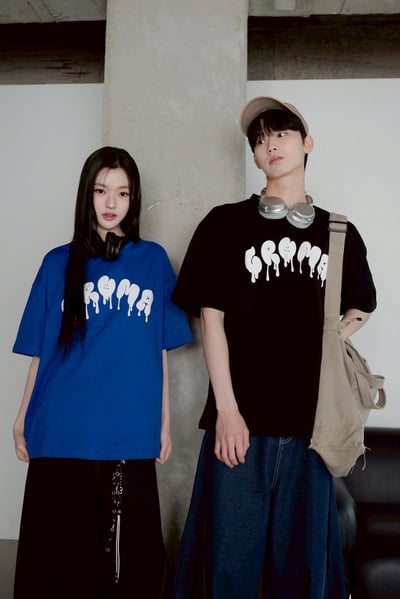 【現貨】CROMA潑漆流體發泡短T2