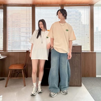 【現貨】CLOVER幸運草恐龍印花短T6