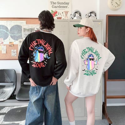 【現貨】墨鏡幽靈反光大學T1