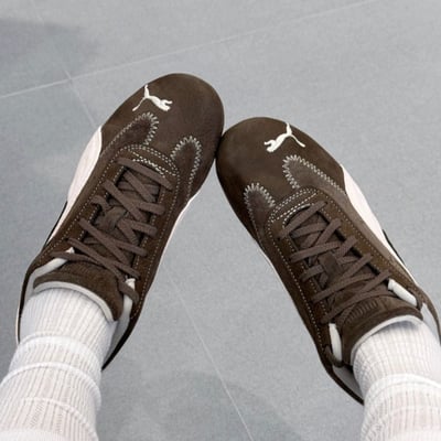 【國外折扣預訂!】PUMA SPEEDCAT WINE CLUB 摩卡奶棕 反車縫線 深咖啡｜402562-013