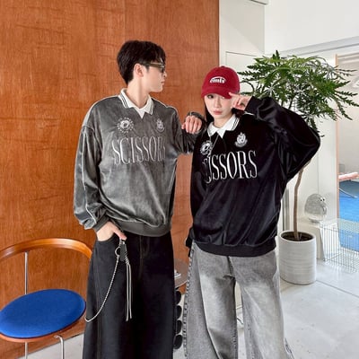 【現貨】SCISSORS刺繡POLO衫1