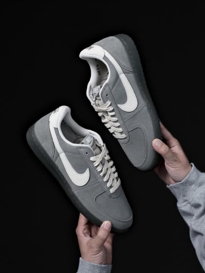 【國外折扣連線!】NIKE FIELD GENERAL 高級灰 水泥灰 米色麂皮德訓鞋男鞋｜IF0666-3002