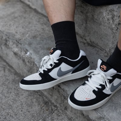 【國外限時超殺折扣連線!】Nike SB Force 58 影子灰 橘勾 小倒勾 ｜DV5477-0123