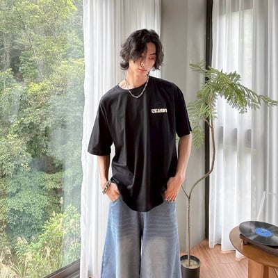 【現貨】cranky狗狗與熊熊插畫感短T4